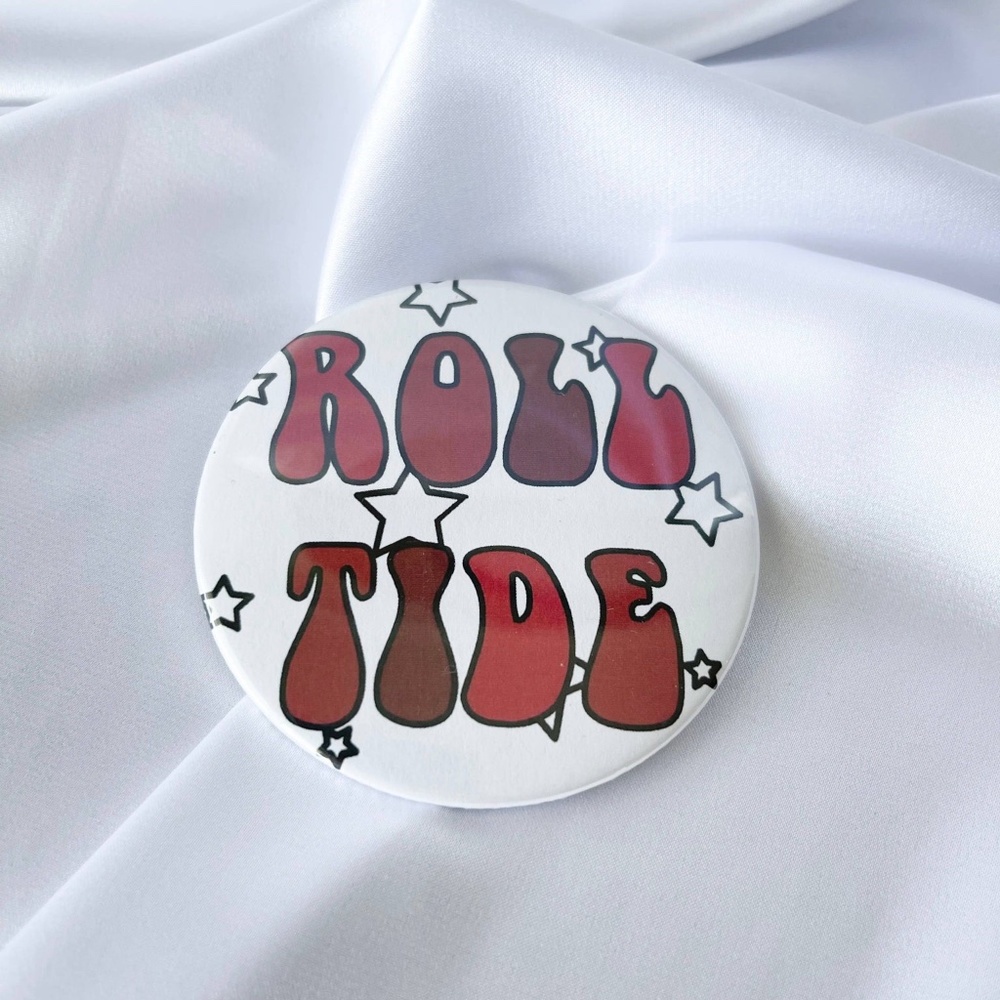 ROLL TIDE Groovy Pin